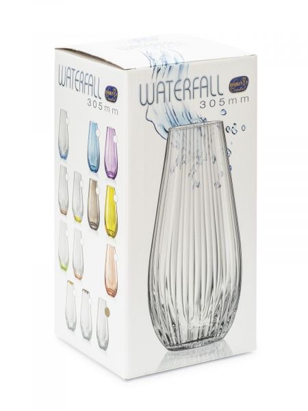 Ваза WATERFALL 30.5см CRYSTALEX
