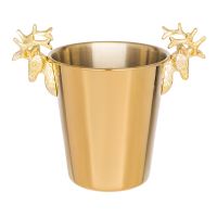 Ведро для охлаждения вина 3 л золотой HomeFeel