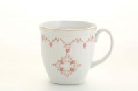 Кружка граненная 0.6 л Мелкие цветы 25114019-0158 LEANDER