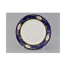 Блюдо круглое Соната 32 см Мелкие цветы, кобальт 07111315-0440 LEANDER