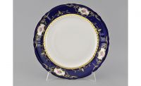 Блюдо круглое Соната 32 см Мелкие цветы, кобальт 07111315-0440 LEANDER