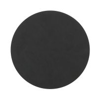 Сервировочная салфетка из натуральной кожи круглая 30 см, цвет черный, NUPO LIND DNA 981878