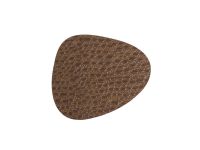 Подставка под кружку из натуральной кожи фигурный 11х13 см, цвет коричневый, LACE LIND DNA 98901