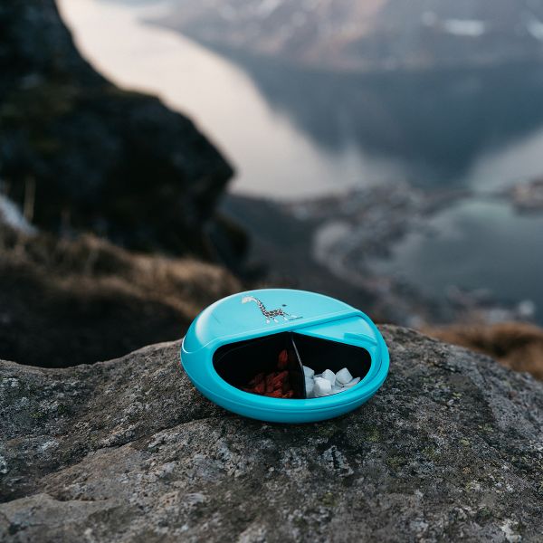 Ланч-бокс для перекусов SnackDISC™ Giraffe бирюзовый