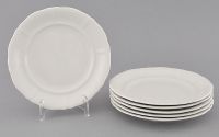 Набор тарелок десертных 17 см Белый фарфор 07160317-0000 LEANDER