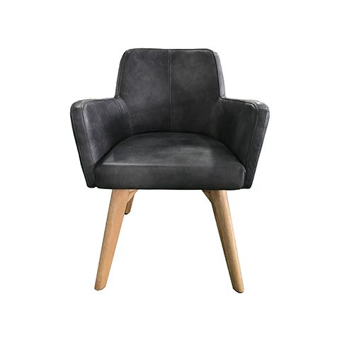 Полукресло 60x61x84 Titan Gray#67  ROOMERS FURNITURE