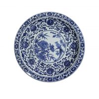 Ваза декоративная  blue/white  ROOMERS FURNITURE