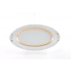 Блюдо овальное Соната 32 см Золотой кант 07111512-1239 LEANDER