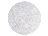 Сервировочная салфетка из натуральной кожи круглая 40 см, цвет бело-серый, Hippo LIND DNA 98929