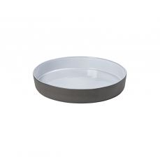 Блюдо круглое 24 см, 930 мл LAGOA ECO-GR?S, керамика, белый/серый Costa Nova