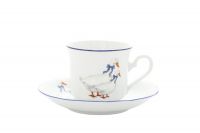 Набор чашек 200 мл с блюдцем Мэри-Энн 6 шт Чешский гусь 03160415-0807 LEANDER