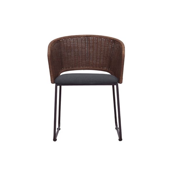 Полукресло 58x59x78 grey  ROOMERS FURNITURE