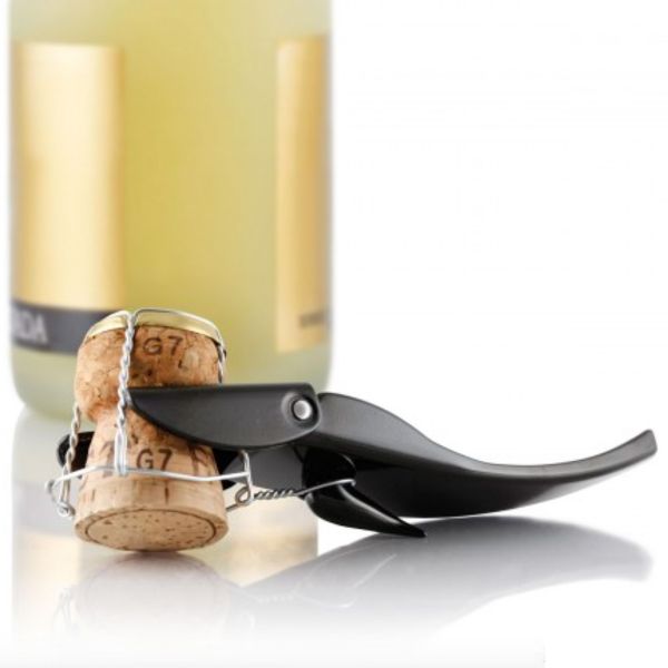 Открывалка для игристых вин Brut черная