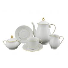 Кофейный сервиз 'Верона' Золотая отводка 15 предметов на 6 персон 67160714-1139 LEANDER