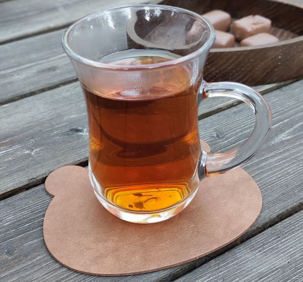 Подставка под кружку детский Медвежонок 12 см, цвет бежевый, NUPO LIND DNA 983375
