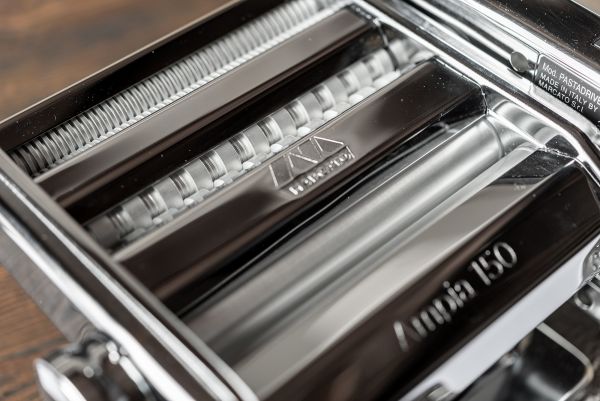 Машинка для приготовления пасты ручная AMPIA 150, алюминий, нержавеющая сталь, пластик, черный, Classic MARCATO
