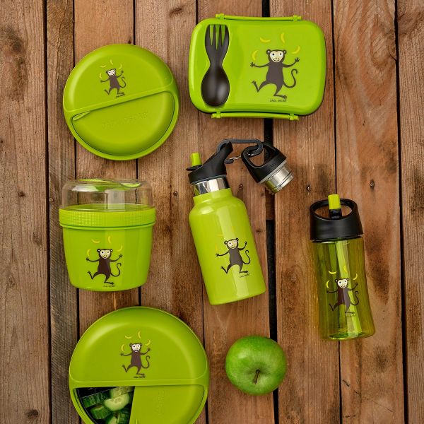 Ланч-бокс для перекусов BentoDISC™ Monkey лайм