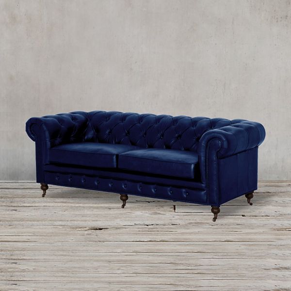 Диван 221x94x76.5 blue  ROOMERS FURNITURE