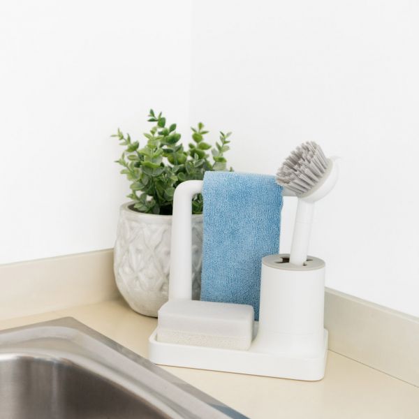 Органайзер для раковины с губкой и щеткой Minim