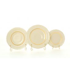 Набор тарелок 18 предметов Золотая отводка 07560119-0867 LEANDER