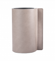 Ваза для цветов с кожаной отделкой, цвет теплый серый, LIND DNA 990334