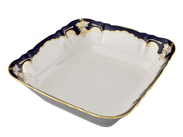 Салатник квадратный Соната 25 см Кобальтовый орнамент 07111424-1357 LEANDER