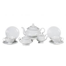 Чайный сервиз Соната 15 предметов Белый фарфор 07160725-0000 LEANDER
