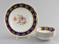 Набор салатников Мэри-Энн 7 предметов Кобальт, мелкие цветы 03161416-0086 LEANDER