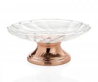 Мыльница ANDREA HOUSE Luxe Glass and Copper 