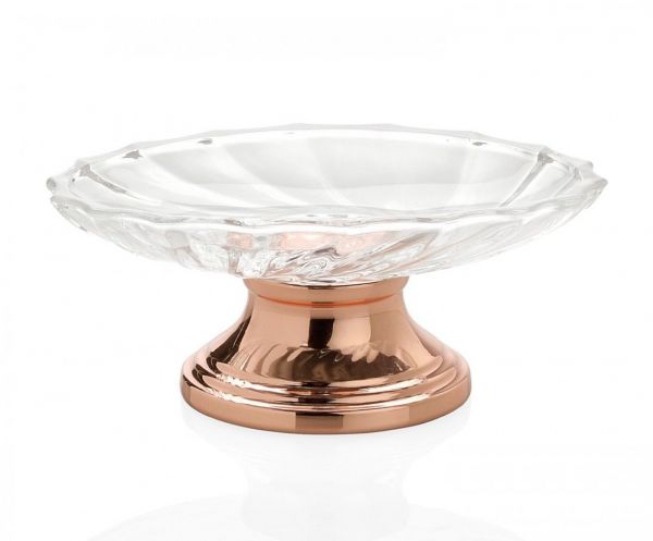 Мыльница ANDREA HOUSE Luxe Glass and Copper 