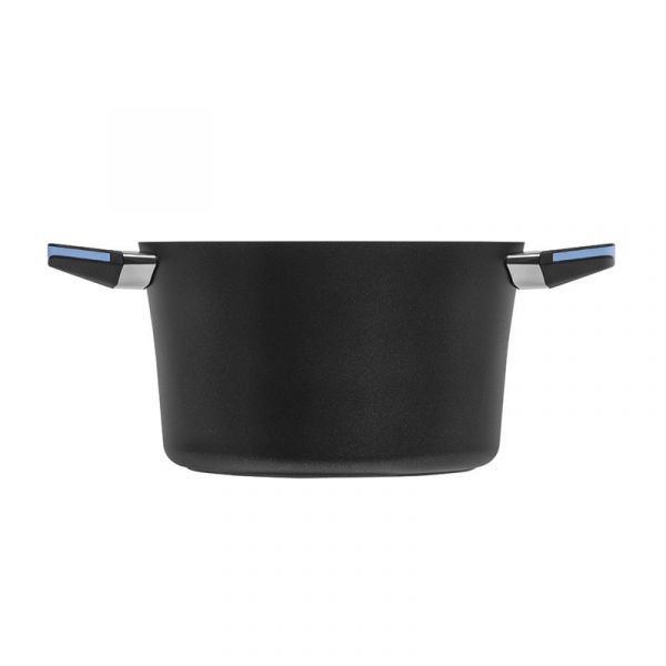 Кастрюля синяя ?20cm, 2,5 л. С крышкой и цветной упаковкой     (6)     30250a