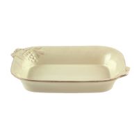 Блюдо прямоугольное для запекания 32x23 см, керамика, кремовый, MEDITERRANEA COSTA NOVA