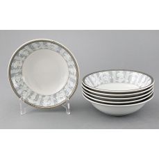 Набор салатников Сабина 13 см, 6 шт Серый орнамент 02161411-1013 LEANDER