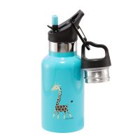 Детская термос-фляга TEMPflask™ Giraffe 0.35л бирюзовая