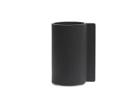 Ваза для цветов с кожаной отделкой, цвет антрацит, LIND DNA 983039