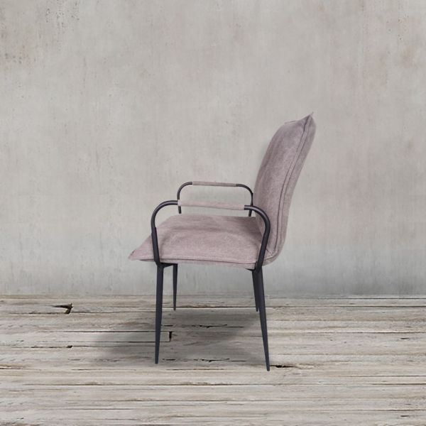 Полукресло Дуакс 52x55x85 Ans 16-15 Vintage cotton Grey  ROOMERS FURNITURE