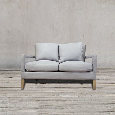 Диван Джим 130x82x81 light grey  ROOMERS FURNITURE