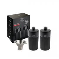 Набор мельниц для соли и перца 12 см, дерево, металл, графит, Night Chiс PEUGEOT