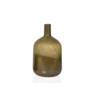 Andrea House Ваза Bottle Beige Glass