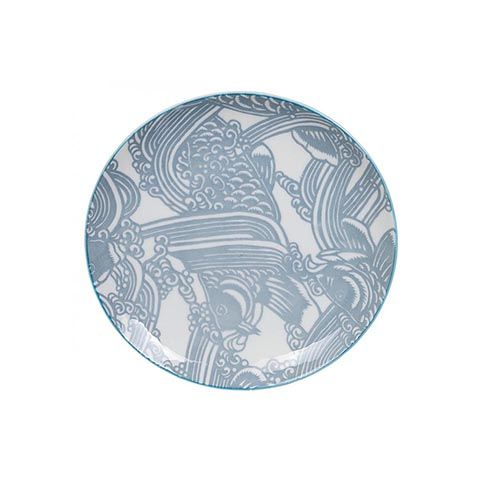 Тарелка  Grey Carp/Light Blue  TOKYO DESIGN