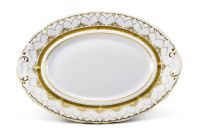 Блюдо овальное 36 см Золотое кружево 07111513-2517 LEANDER