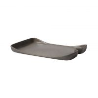 Тарелка grey ROOMERS TABLEWARE 30x21 см