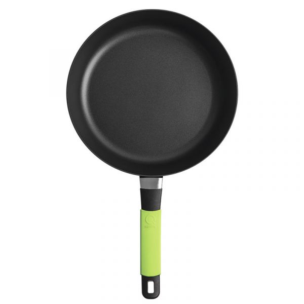 Сотейник Индукционный ?24cm, с зеленой силиконовой ручкой, h=7 cm     (10)     37224i