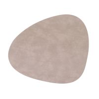 Сервировочная салфетка из натуральной кожи фигурная 36х42 см, цвет теплый серый, NUPO LIND DNA 990234