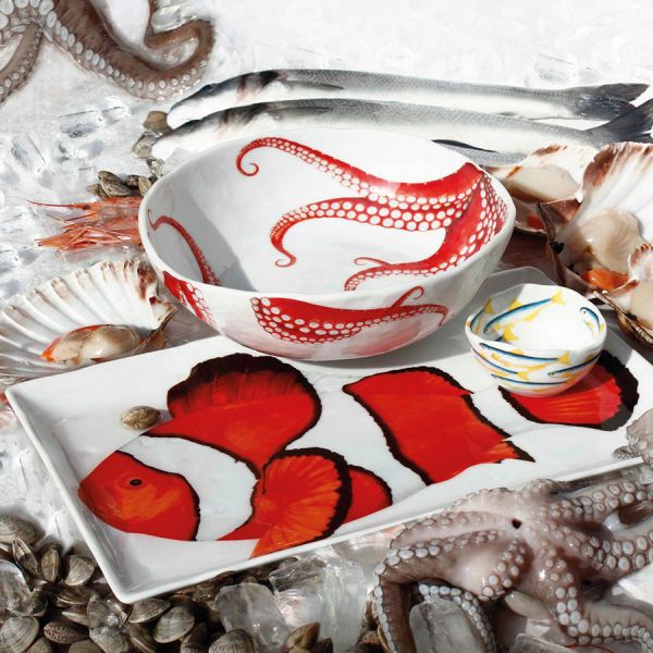 Салатник POLIPO , 21,5 см, DIETA MEDITERRANEA - FISH     12-10-72