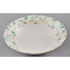 Салатник круглый Мэри-Энн 26 см Зеленные листья 03111418-1381 LEANDER