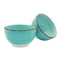 Салатник Aria 720мл бирюзовый 2шт.