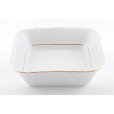 Салатник квадратный Соната 25 см Золотая отводка 07111424-1139 LEANDER