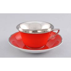 Чашка низкая с блюдцем 100 мл 13120424-282C LEANDER