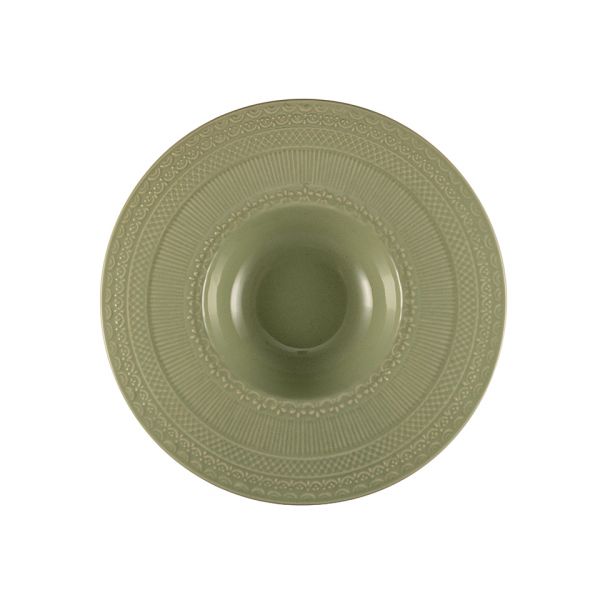 Тарелка для пасты 23 см, 180 мл SKALISTOS, костяной фарфор, зеленый LE COQ